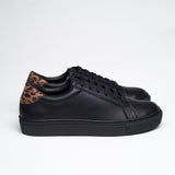 PERFECT BLACK ANIMAL PRINT  DRESSY SNEAKERS