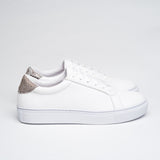 PERFECT WHITE ANIMAL PRINT  DRESSY SNEAKERS - HIKIS