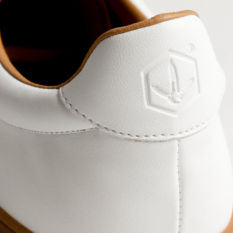 WHITE & RUBBER  1 /MM BASSIC SNEAKERS - HIKIS