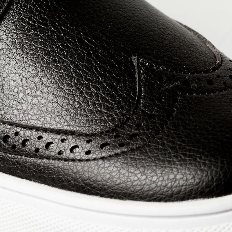 LUXURY BLACK VEGAN  KRYPTON SNEAKERS - HIKIS