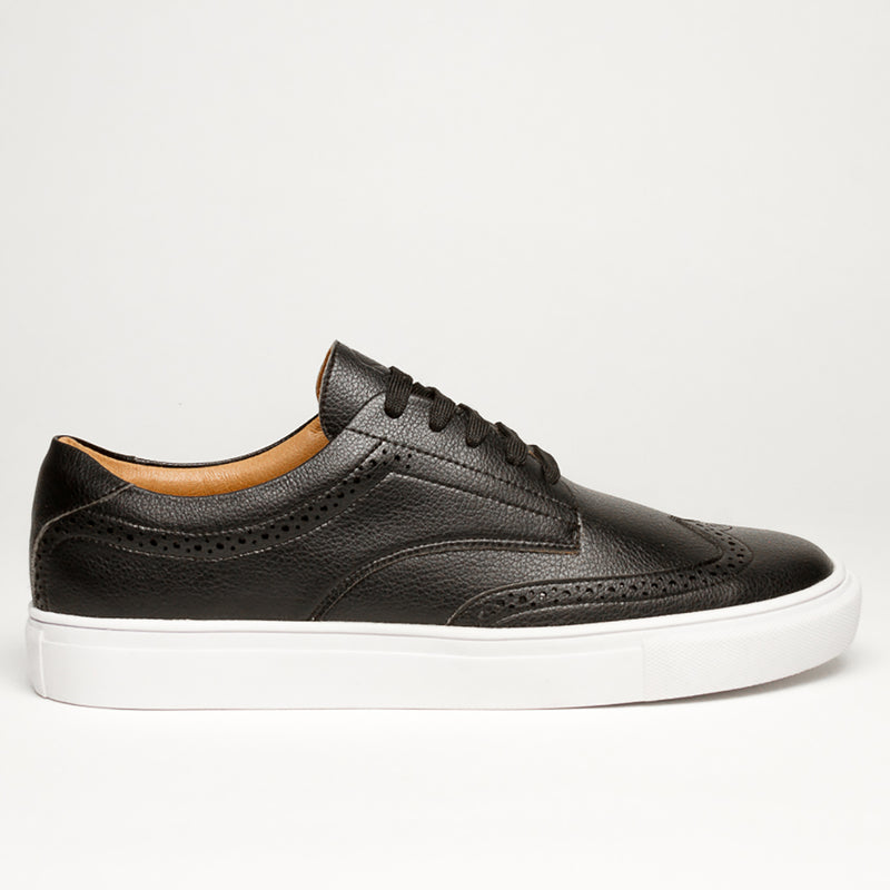 LUXURY BLACK VEGAN  KRYPTON SNEAKERS - HIKIS